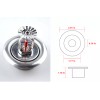 Patra 1/2" IPS Fire Sprinkler Head Semi-Recessed Escutcheon Two Piece