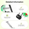 Manual Garden Seeder Hand-Push Roller Seeding Fertilizer Applicator Peanut Planter