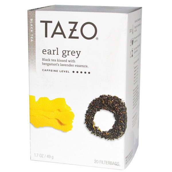 Tazo Earl Grey Black Tea -- 20 Tea Bags - 2 pc
