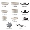 ROSSETTO 17Pcs Pots and Pans Set Non Stick, Ceramic Cookware
