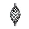 UHRIG Square Wrought Iron Basket Swivel, Scroll for Railings, Fences,