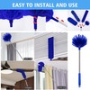 Tiumso Dusters for Cleaning,Microfiber Feather Duster 5-in-1 Kit, Duster with