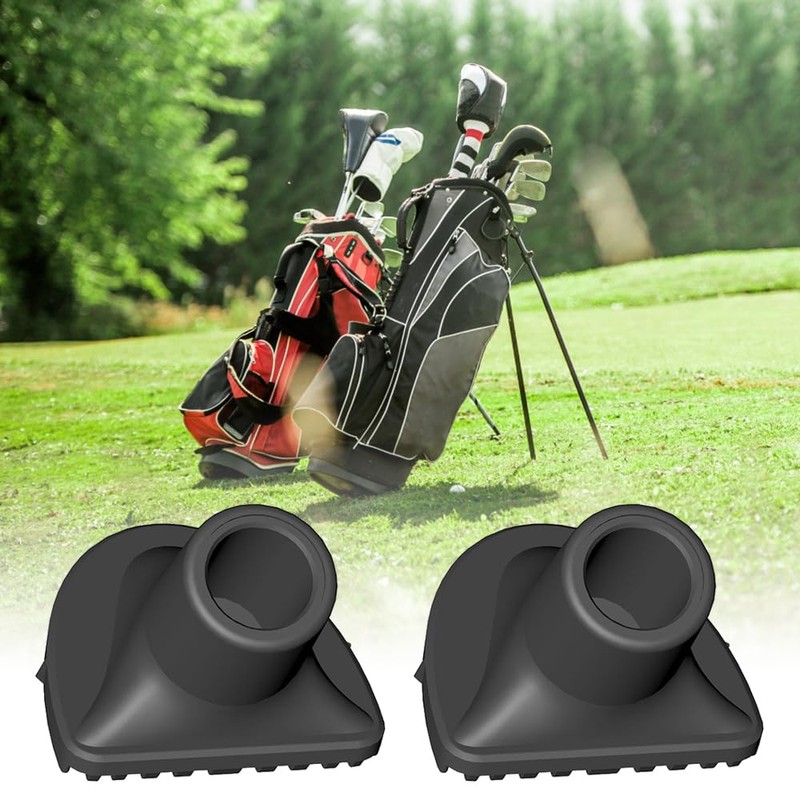 MiOYOOW 2pcs Golf Bag Stand Replacement Feet, High Stability Golf