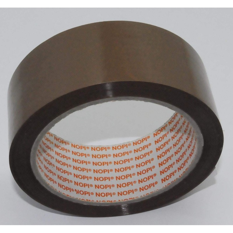 Nopi Universal Rolls of Brown/Buff Packing Tape, 66 m x