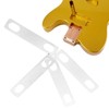 4Pcs Guitar Neck Shim Brass Material Heightening Gasket Set Musical