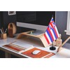 WXTWK 2 Pack USA Hawaiian Flag Hawaiian State Desk Flag