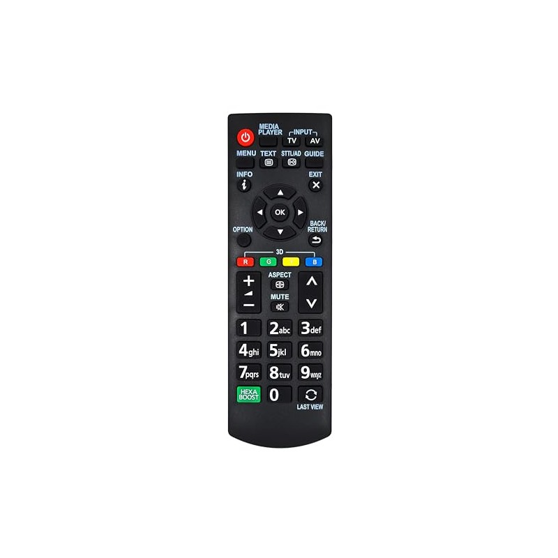 Replacement Remote Control for Panasonic TV TX-24DW404 TX-32AW404 TX-32DW404 TX-32EM6B