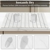 Large Stone Dish Drying Mats for Kitchen Counter, 28"(L)×16"(W) Marble-Pattern,