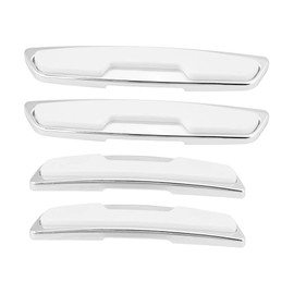 Car Door Edge Protector, Universal Car Door Side Protector Bumper Strips Guards Stickers Anti Collision Bar(White)