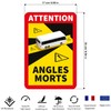 lepni.me 10 Pieces Bus Angles Morts Stickers for France |