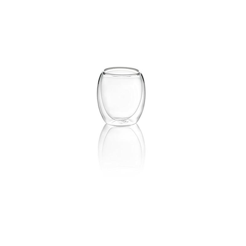 TEASOUL GLASSBECHER DOPPELSCHICH 80 ml, Glas, Mehrfarbig