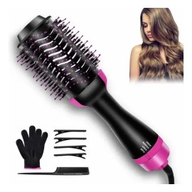 Cepillo Cabello Secador 4 En 1 De Iones Negativos Alaciador                                                                                           