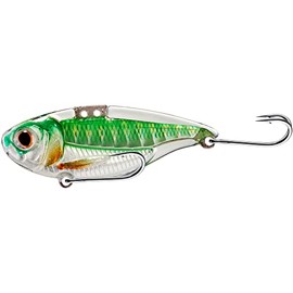 LIVE TARGET ICT Shad- Blade Bait, 2.25", 1/2 oz, Silver/Pumpkin