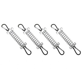 ZZHXSM 4 Sets Tent Mounting Buckles Mountaineering Buckles Spring Wind Rope Buckle Awning Mounting Strap Buckle Outdoor Camping Buckle Hammock Buckle Suitable for Sandbags Umbrella Spring Rope