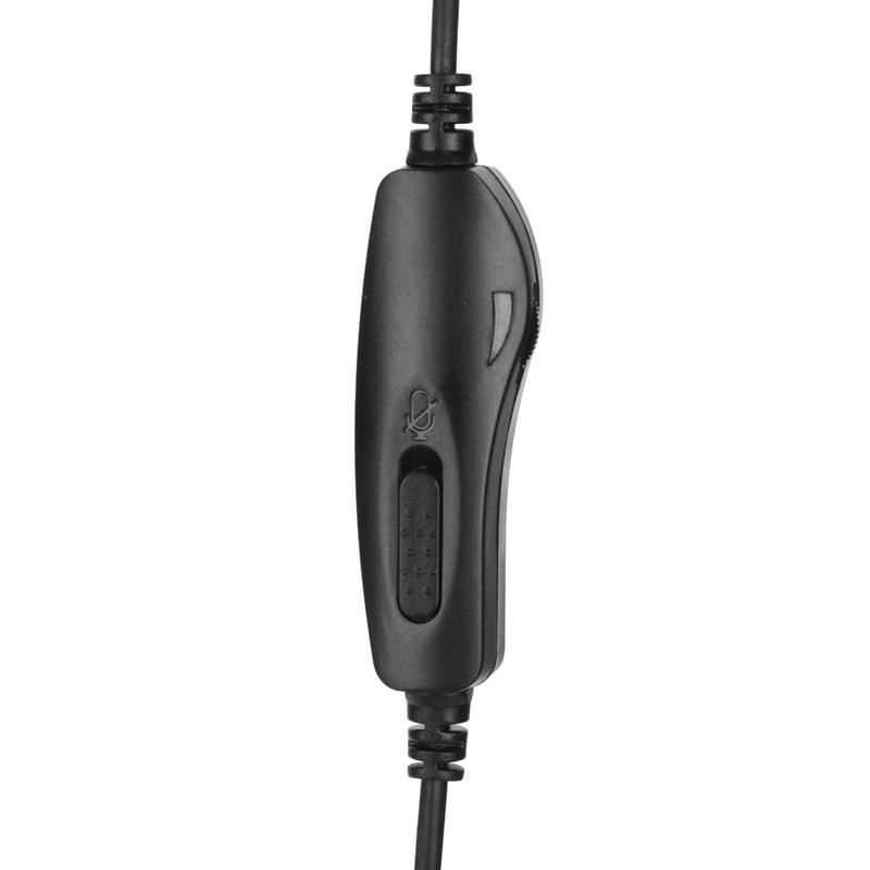 Telephone Headset Monaural Customer Service Headphones with Mic for Call