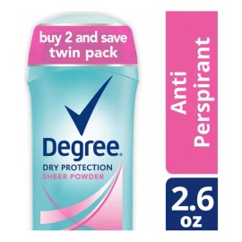 Desodorante Degree Sheer Powder Para Mujer 2pack 74gr C/u