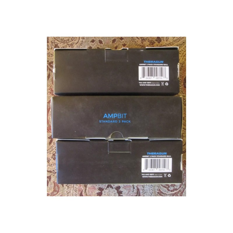 3 SETS GENUINE THERAGUN AMPBIT STANDARD BALL 3 PACKS G2