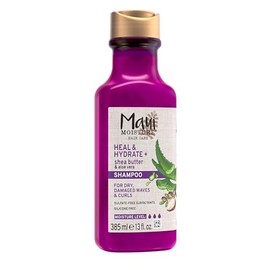 Maui Moisture, Heal & Hydrate + Shea Butter, Shampoo, Hidrata y Repara Cabello Dañado y Maltratado, Sin Parabenos, Manteca de Karité, 385 g