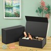 RYDDOY Black Gift Box, 9.5x6x3'' Gift boxes for Presents with