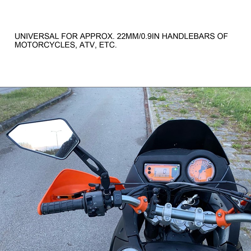 Yctze Motorcycle Handlebar Switch, 22 mm Universal Waterproof Control Button