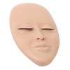 Lash Mannequin Head Reusable Soft Rubber 3D Effects Replaced Eyelids