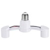 TOVINANNA E27 Light Socket Splitter Dual Heads Lamp Holder Adapter