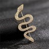 Gold Snake Large Brooches for Women, Punk Style Lapel Pin