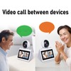 2K Security Camera, 2 Way Smart Camera with HD Screen,