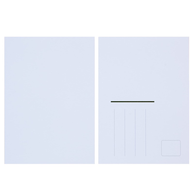 Blank Postcards DIN A6 300gsm for DIY - Pack of