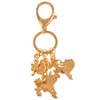 Feng Shui Three Celestial Guardians W Sword, Lasso,hook Key Ring