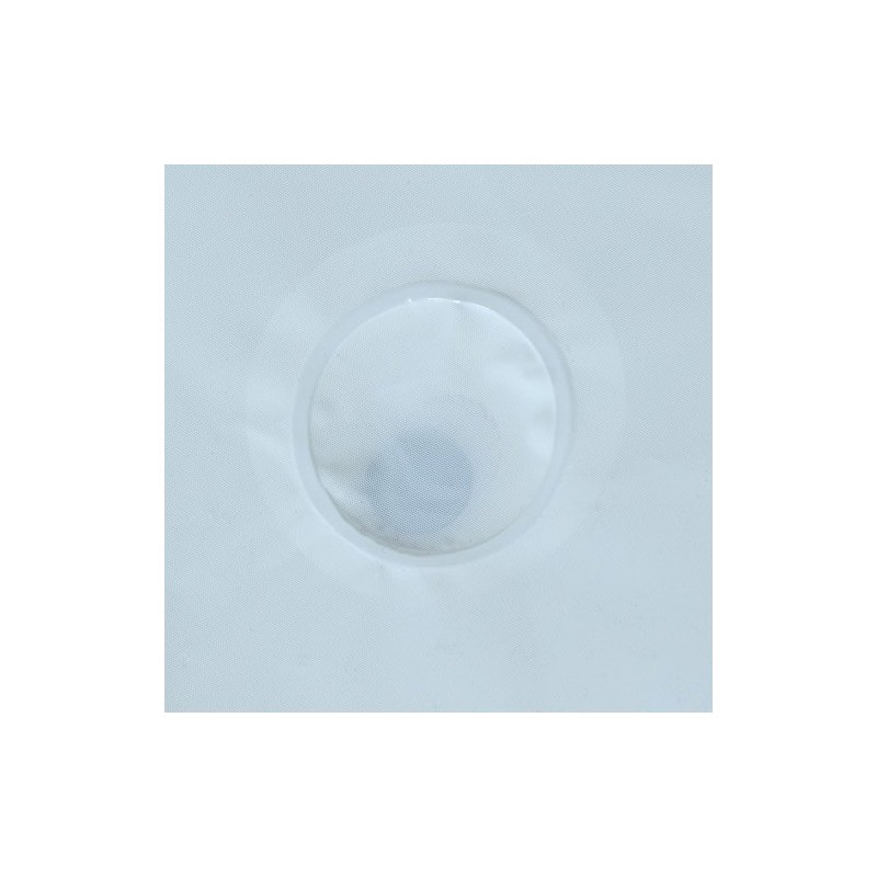 SlipX Solutions Microban-Infused Shower Curtain Liner 70"x72", White