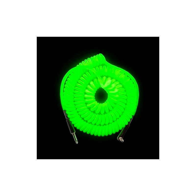 MXR エムエックスアール DCICG30R LS 9.0m グロー（蓄光） カールコード ギターケーブル