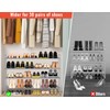 MISSLO 4 Tier Long Shoe Organizer for Closet Shoe Rack