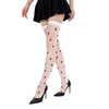 Benefeet Sox Sheer Thigh High Stockings for Women Red Heart