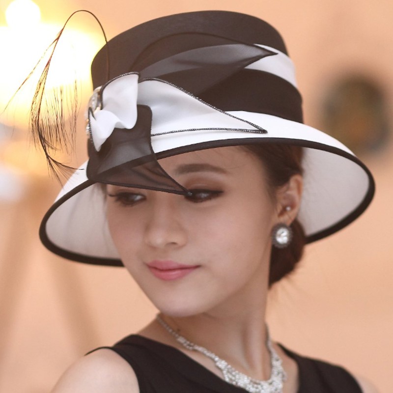 June's Young Women Church Hats Formal Dress Derby Hats with