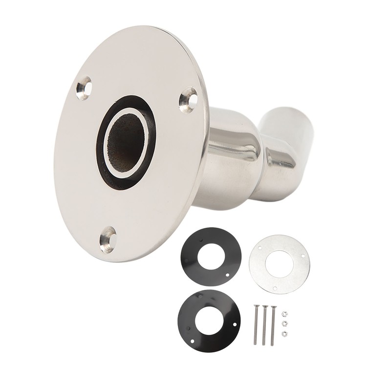 22mm Thru Hull Exhaust Skin Fitting Socket 316 Stainless Steel