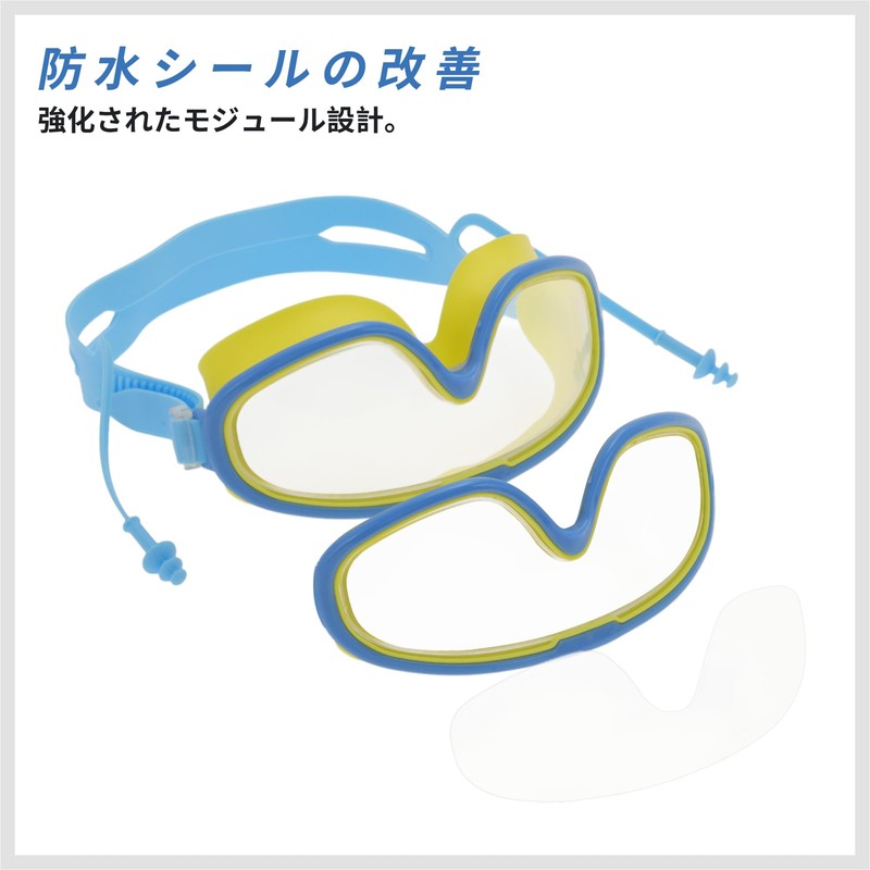 [RENEWREVITAL] ゴーグル 子供 水中メガネ 曇り止め スイミングゴーグル 水中ゴーグル 男女兼用 フリーサイズ 調整可能