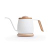 SimpleReal TAMAGO Narrow Mouth Mini Coffee Drip Kettle. Includes Thermometer,