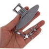 WOONEKY Washer Dryer Parts Washing Machine Door Handle Replacement Metal