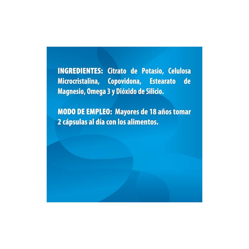POTASIO - Maklen Citrato de Potasio con Omega 3 -