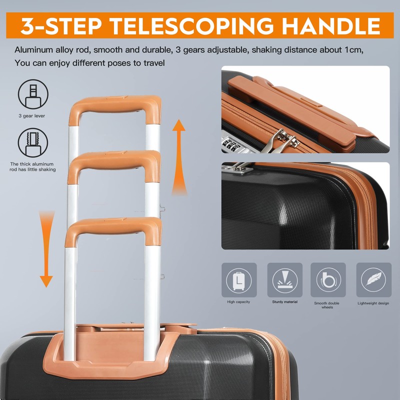 Joyway 20 Inch Carry On Luggage with TSA Lock, Durable