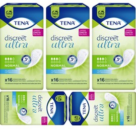 PUFAI, Discreet Ultra Normal Pads Sanitary Pads Pack of 16