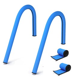 Ciweisah Pool Handrail Covers Slip Resistant Rail Grip Swim Railing Covers with Zipper Pool Handle for Swimming Sleeve Protector (4FT-2)