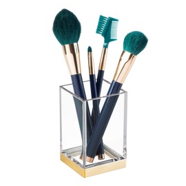 InterDesign 41189 Clarity Bathroom Vanity Canister Jar