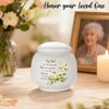 Kagrec Handmade Ceramic Small Urn for Human Ashes Keepsake for