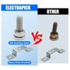ELECTRAPICK Wall Mounted Copper Grounding Bar Kit, Copper Bus Bar