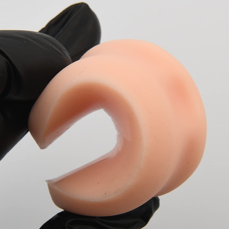 Hipifans 3 Pieces 3D Fake Lips, Silicone Lips for Makeup