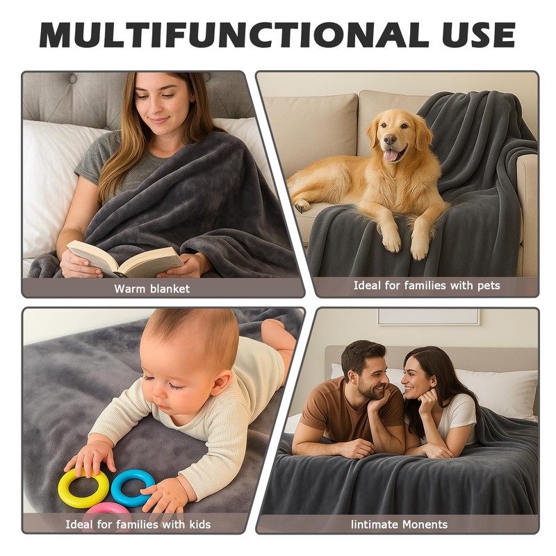 DOVIROS Waterproof Blanket for Bed Intimacy, Love Blanket Waterproof and
