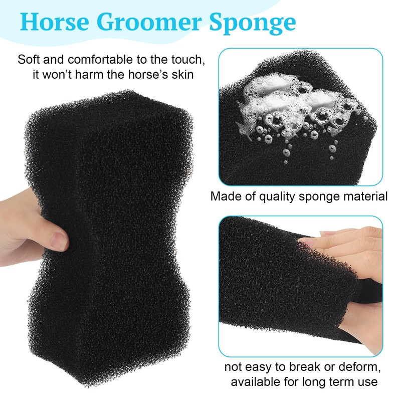 OJP Horse Sponges for Bathing, 2.16 Inch Thick - 3