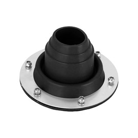 Perfeclan Stove Pipe Feed-Through Tent, Hot Tent Stove Jack, Tent Pipe Collar, Roof Guide, Rubber Spark Catcher for Camping Tent Stove Pipe Ducting, Heat Resistant Ducting, Stove Pipe, Black